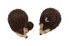 HEDGEHOG POLY WITH CHILD ASS P/1 10X7X8CM NM