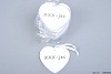 HARTHANGER 'XXX-JES'  9X9X0,3CM PER 24 STUKS