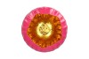 MARRAKECH K FUCHSIA/GOLD BOWL 30X23CM