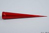 POINTED TEA LIGHT RED 25CM