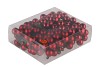 GLASS BALL COMBI DARK RED 20MM ON WIRE P/144