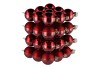 GLASS BALL COMBI DARK RED 57MM P/36