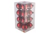 GLASS BALL COMBI DARK RED 80MM P/16