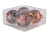GLASS BALL COMBI BROWN 100MM P/4