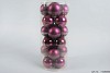 GLASS BALL COMBI LILAC 67MM SET OF 24