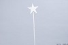 WOODEN STAR ON A STICK 6X50CM