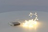 LED DRAAD ZILVER CLUSTER 100 LAMPS