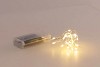 LED DRAAD ZILVER 20-LED WARMWIT