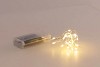 LED WIRE SILVER 20-LED WARM WHITE