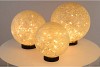 ILLUMINATED GLASS BALL D30CM