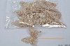 BUTTERFLY ON STICK 10X8CM CHAMPAGNE L15CM SET OF 24