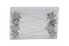 PICK STER ASSORTI ZILVER GLITTER PER 24 STUKS