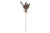 EASTER STICK-INS GUINEA FOWL FEATHER 8X50CM SET OF 25