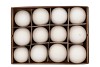 EGGS GOOSE NATURAL 9X6CM  SET OF 12