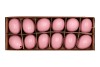EGGS CHICKEN LIGHT PINK 5X6CM SET OF 12