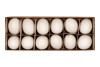 EGGS CHICKEN BLOWN WHITE 5X6CM SET OF 12