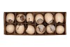 EGGS CHICKEN HANGER CREAM 5X5CM SET OF 12