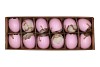 EGGS CHICKEN HANGER LAVENDER 5X5CM SET OF 12