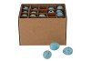 EGGS QUAIL AQUA BLUE 2.5X3.5CM SET OF 60