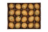 EGGS QUAIL APRICOT 2.5X3.5CM SET OF 60