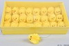 EASTER CHENILLE CHICK YELLOW 4CM SET OF 24