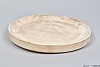 PLATZTELLER HOLZ SCHWER WEIß 30CM