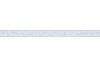 LINT BLOEMEN BLAUW/WIT 2,5CM PER 15 METER