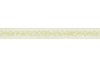 RUBAN FLEURS VERT/BLANC 4CM PAR 15 MÈTRES