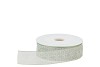 LINT TRANSPARANT MINT/WIT 2,5CM PER 20 METER