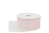 LINT TRANSPARANT LICHTROZE/WIT 4CM PER 20 METER