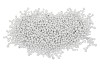GARNISH PEARLS DECO WHITE 4-8MM P/4LTR NM