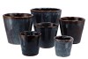 ALICANTE LIGHT BLUE POT 13X12CM