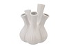 AGLIO MAT WHITE VASE 20X25CM