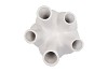 AGLIO MAT WHITE VASE 20X25CM