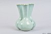 BLUMENZWIEBEL VASE AQUA/MINZ 16X16X20CM