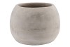 CONCRETE GREY POT SPHERE 24X20CM