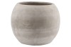 CONCRETE GREY POT SPHERE 28X24CM NM