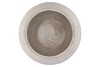 CONCRETE GREY POT SPHERE 28X24CM NM