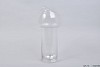 GLASS VASE MUSHROOM 16X36CM