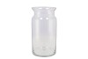 GLASS MILK BOTTLE VASE HEAVY 15X30CM