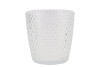 GLAS POT STIPPELS 13X13CM