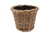 RATTAN FLOWER VASE 24X20CM