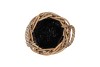 ROTAN POTMAND + OREN 17X15CM