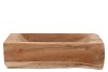  WOODEN DECO TEAK RECTANGLE 38X16X13CM
