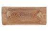  WOODEN DECO TEAK RECTANGLE 38X16X13CM