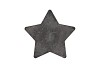 MELAMINE GREY BOWL STAR 24X24X2CM