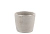 CONCRETE GREY POT ROUND 8X7CM