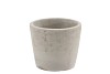 CONCRETE GREY POT ROUND 11X9CM