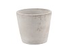 CONCRETE GREY POT ROUND 14X12CM