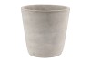 CONCRETE POT ROUND GREY 21X21CM NM